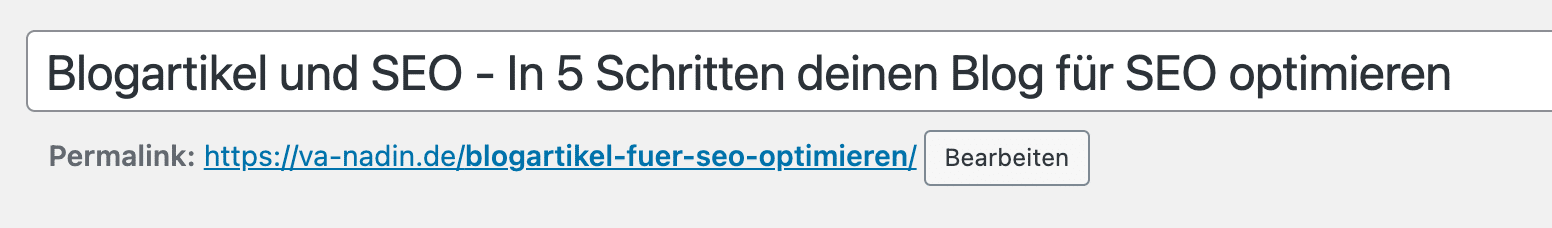 Headline 1 - Beitragsüberschrift