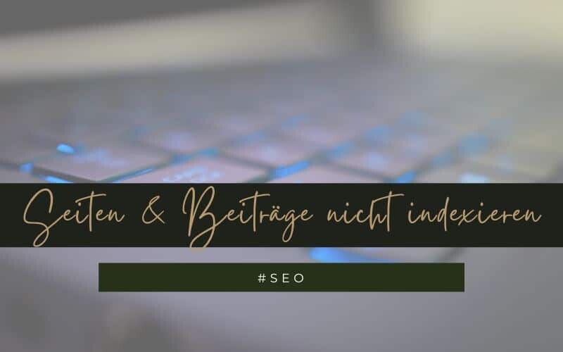 Einzelne Webseiten nicht bei Google anzeigen lassen? So stellst du die Indexierung ab!