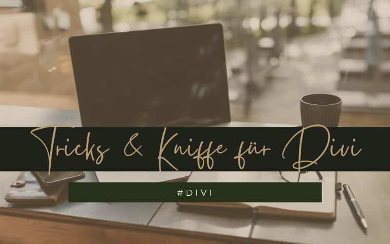 Schnelle Hilfen für DIVI-Webdesigner